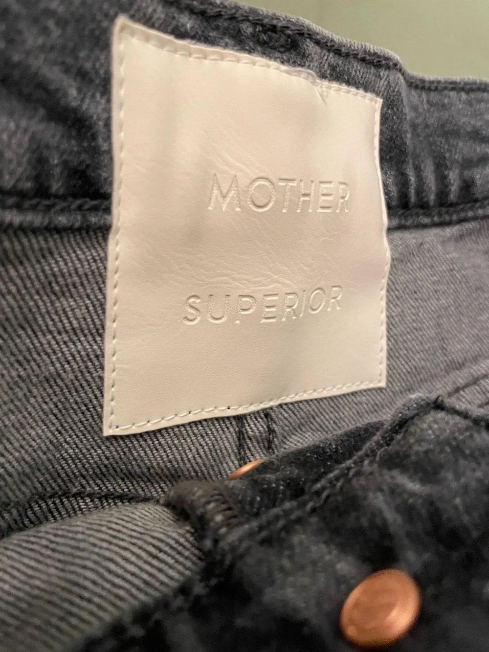 MOTHER Last Ride GrayCharcoal The Skipper Short N' Long Fray Jean Shorts Size 29
